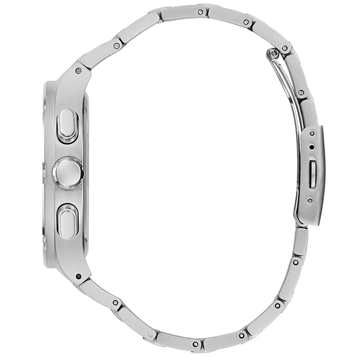 Guess Headliner Multifunction Blue Dial Silver Steel Strap Men Watch - GW0572G1