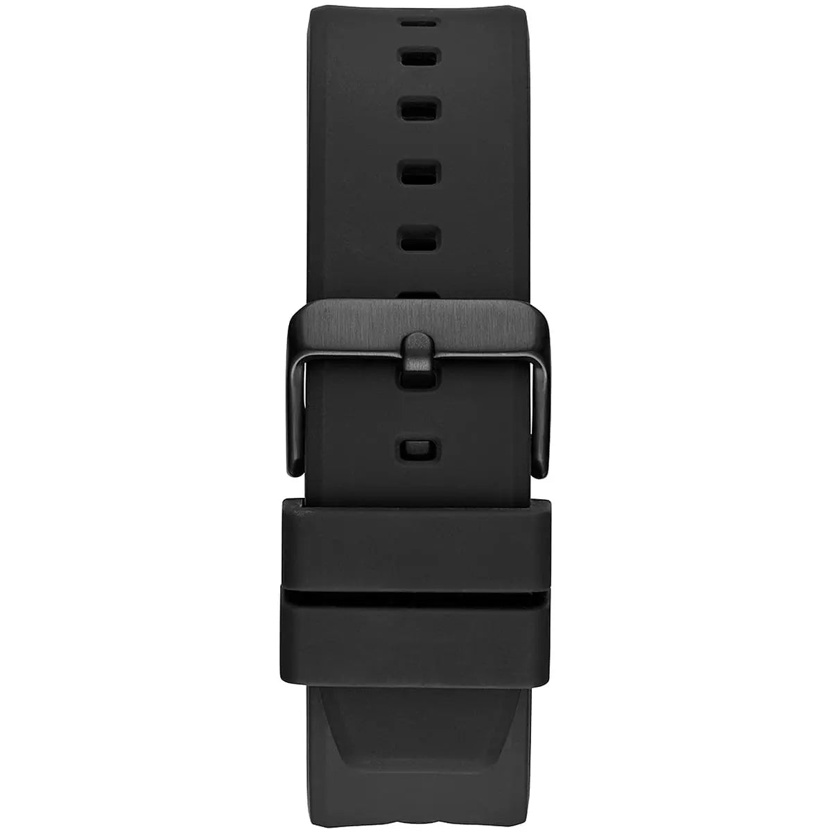 Guess 44mm Black Silicone Strap Men's Watch - GW0579G1