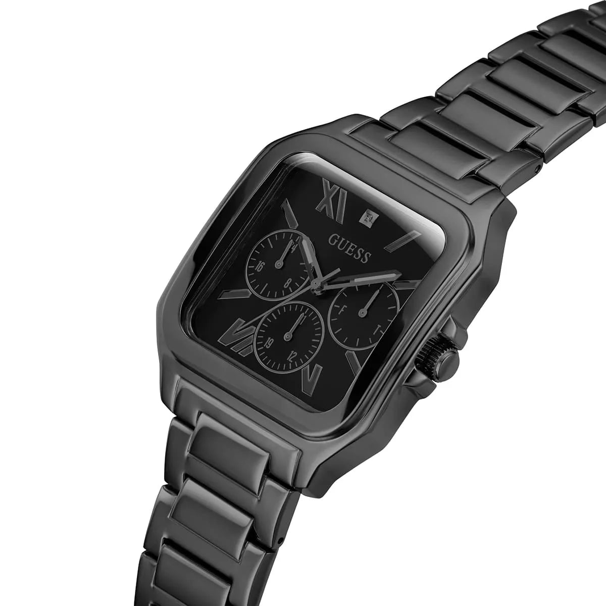 Guess Black Square Dial Multi-function Men Watch - GW0631G2