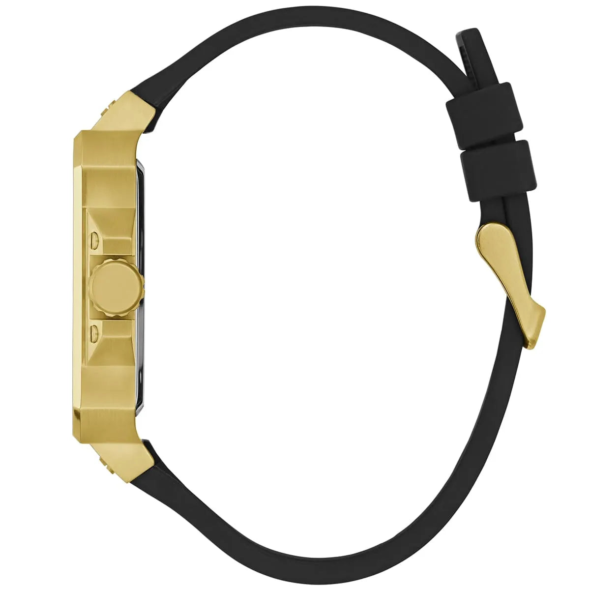 GUESS Black Gold Tone Multi-function Mens Watch - GW0637G2