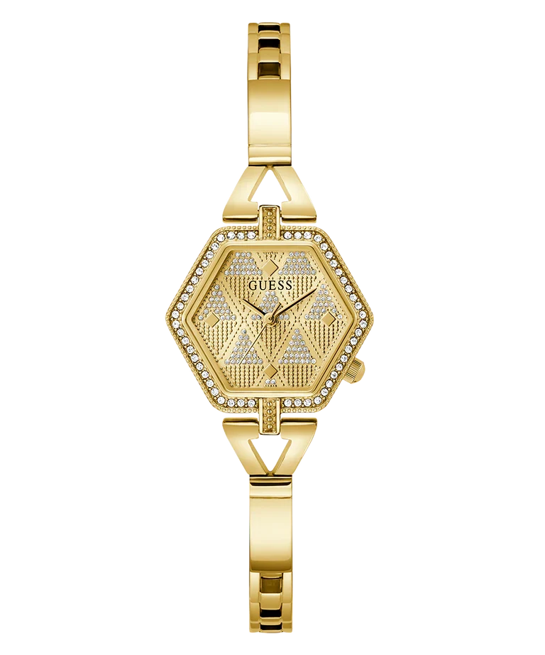 GUESS Gold Tone Analog Ladies Watch - GW0680L2
