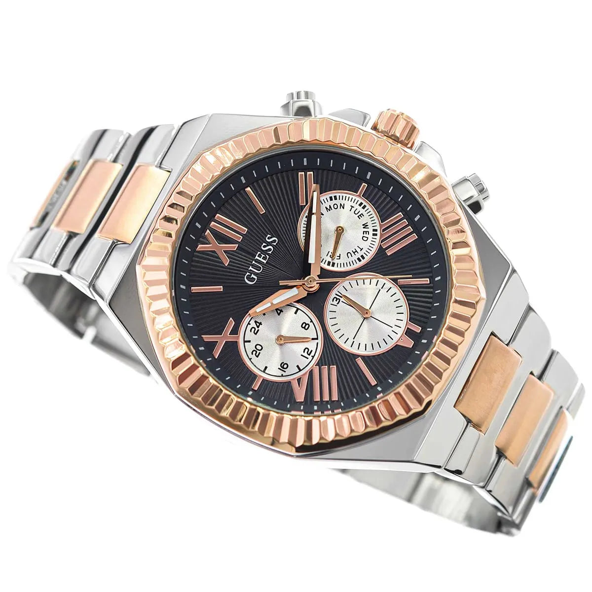GUESS Equity Mens 2-Tone Multi-function Men Watch - GW0703G4