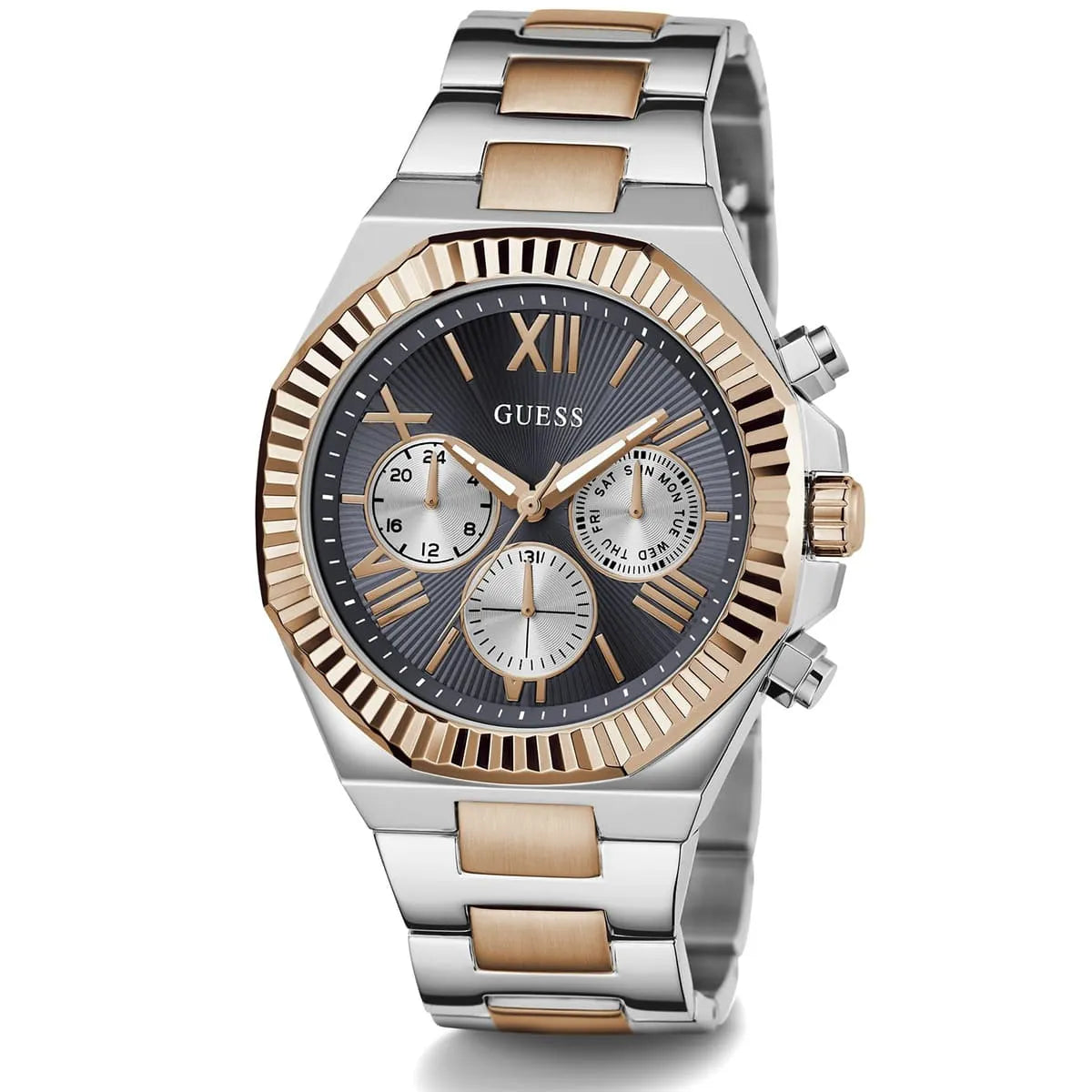 GUESS Equity Mens 2-Tone Multi-function Men Watch - GW0703G4
