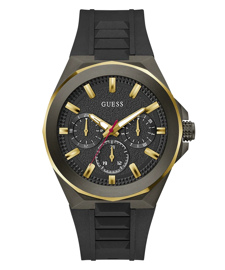 GUESS Black 2-Tone Multi-function Mens Watch - GW0799G1