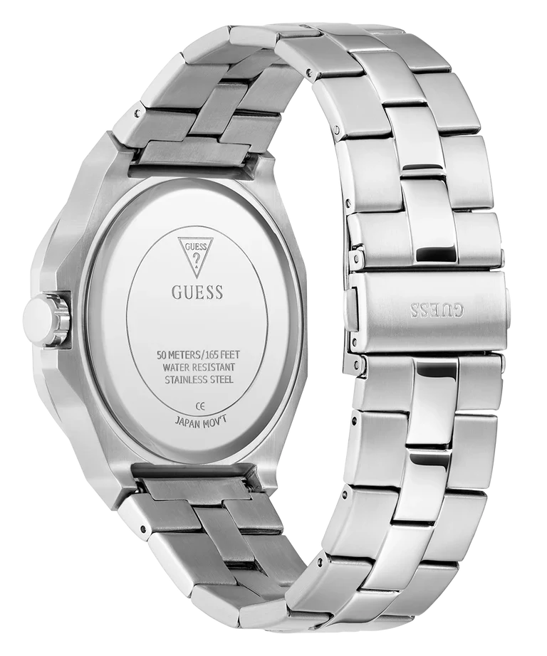 GUESS Silver Tone Analog Mens Watch - GW0849G1