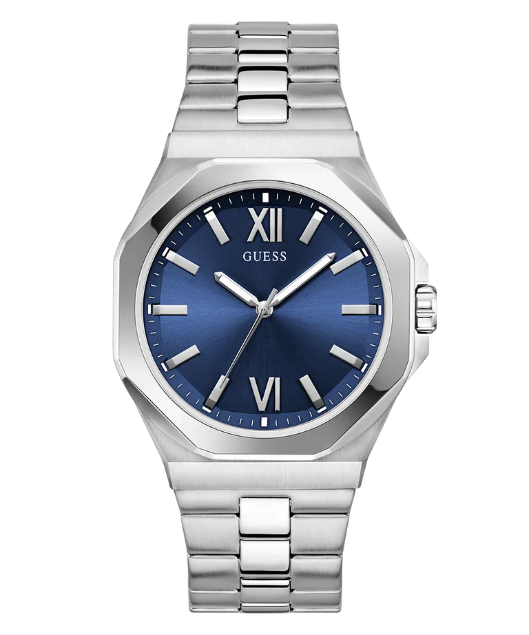 GUESS Silver Tone Analog Mens Watch - GW0849G1