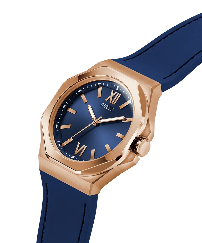 GUESS Rose Gold Tone Analog Mens Watch - GW0850G3