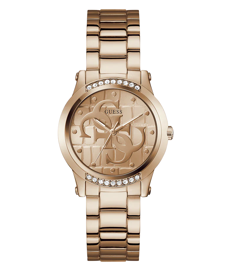 GUESS Rose Gold Tone Analog Ladies Watch - GW0861L3