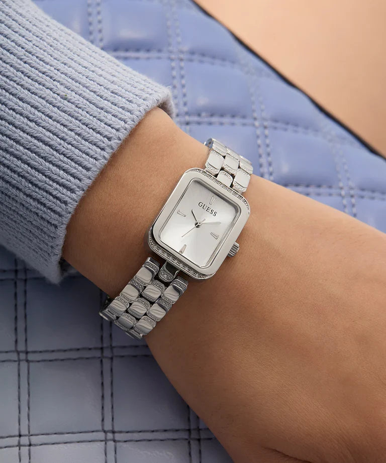 GUESS Silver Tone Analog Ladies Watch - GW0865L1