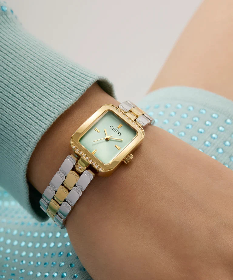 GUESS 2-Tone Gold Tone Analog Ladies Watch - GW0865L4