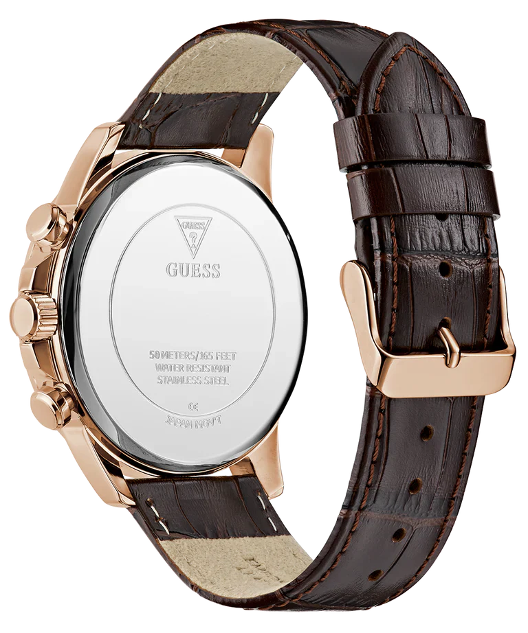 GUESS Brown Multi-function Mens Watch - GW0901G3