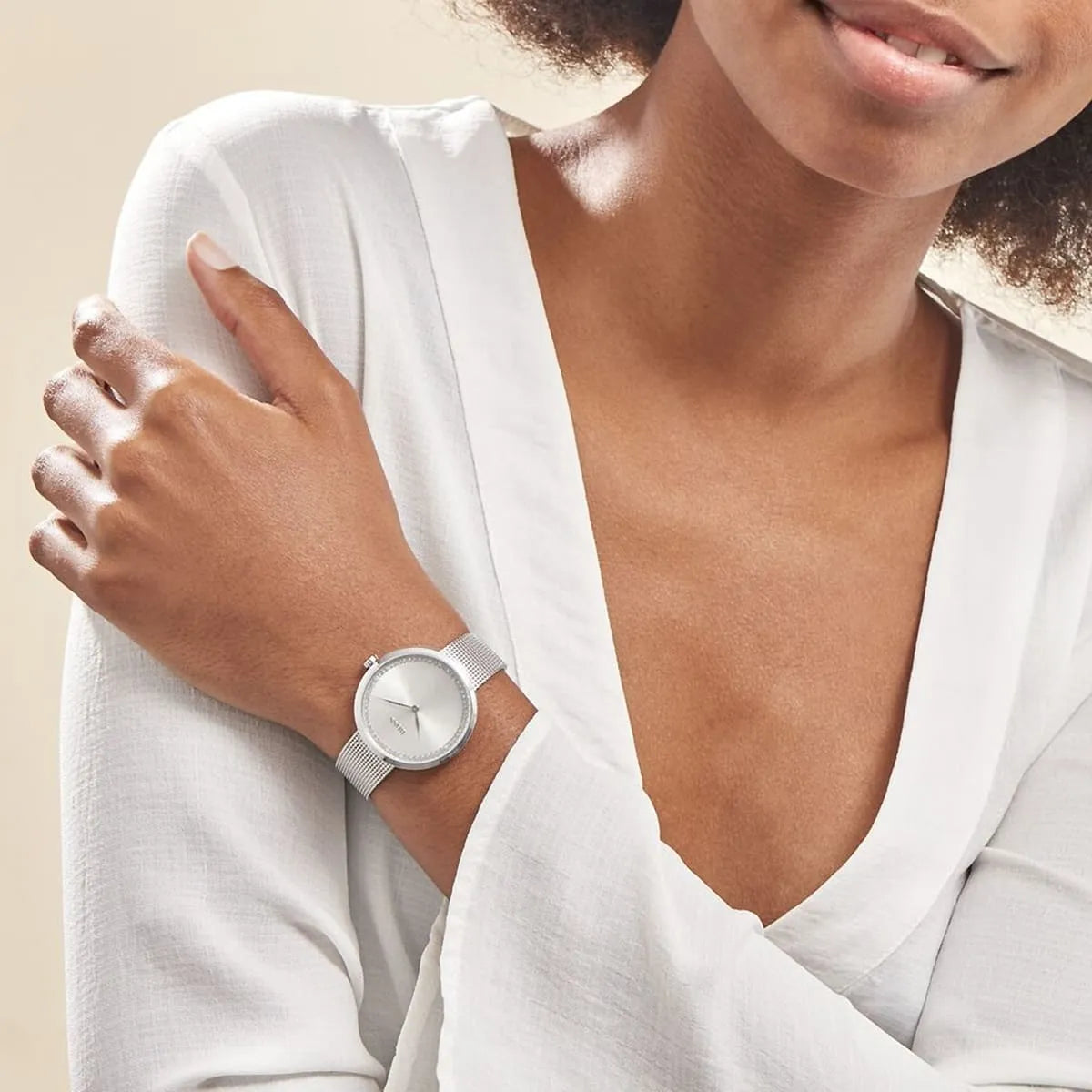 Hugo Boss Stainless Steel Analog Silver Dial Women's Watch - 1502546