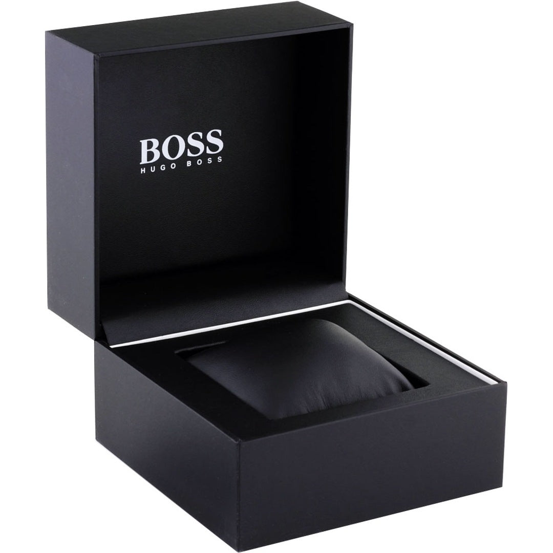 Hugo Boss watch presentation box with BOSS branding