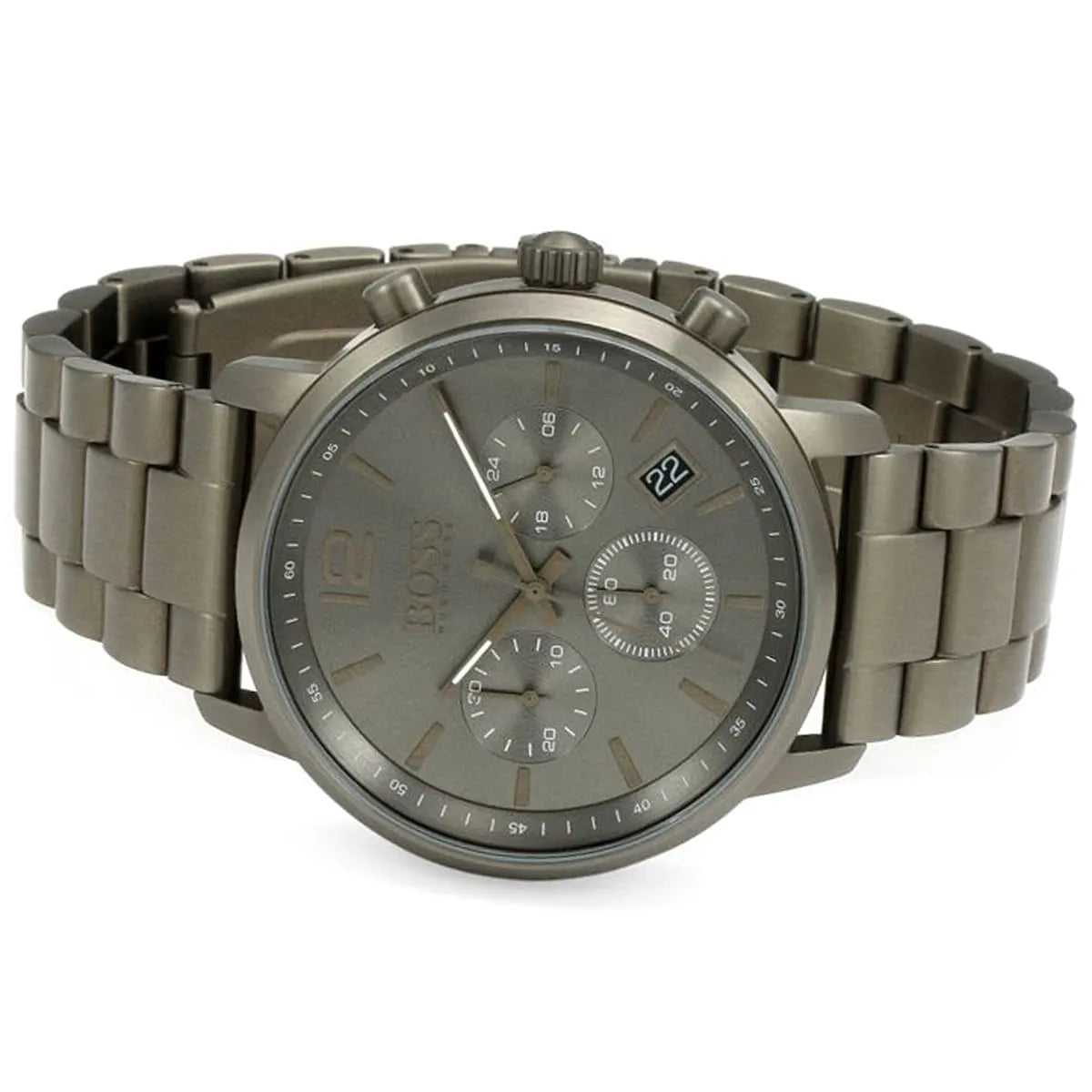 Hugo Boss Attitude Green Dial Green Steel Strap Watch for Men - 1513610