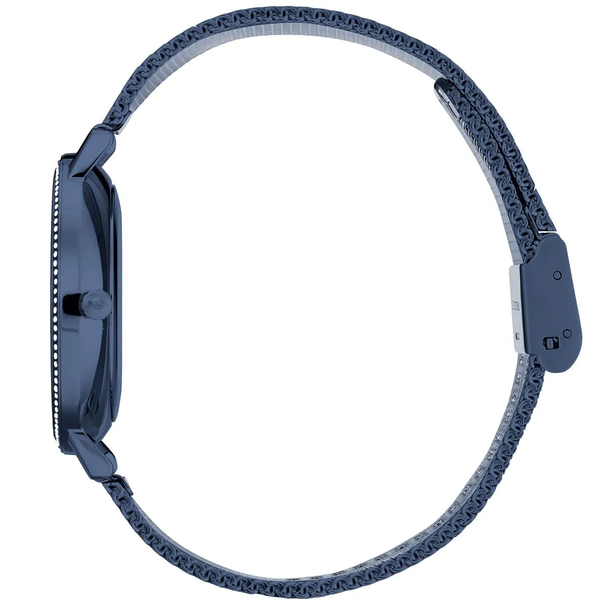 Hugo Boss Infinity 35mm Blue Dial Blue Mesh Bracelet Quartz Women's Watch - 1502518