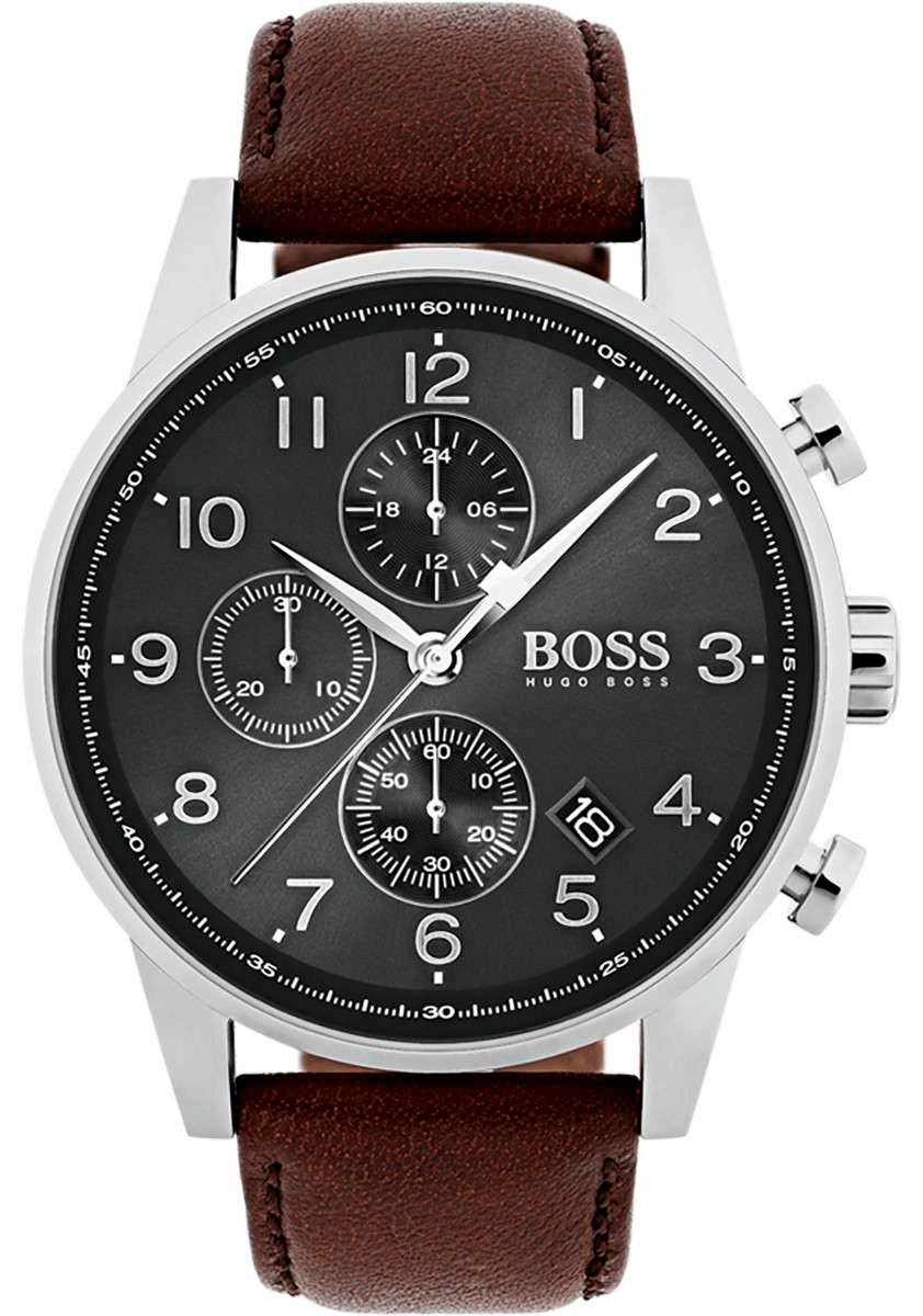 Hugo Boss Navigator Stainless Steel Quartz Chronograph Men's Watch 1513494