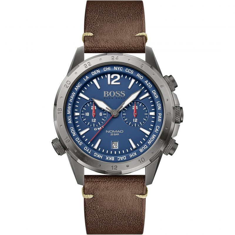 Hugo Boss Nomad GMT Blue Dial Men's Watch HB1513773