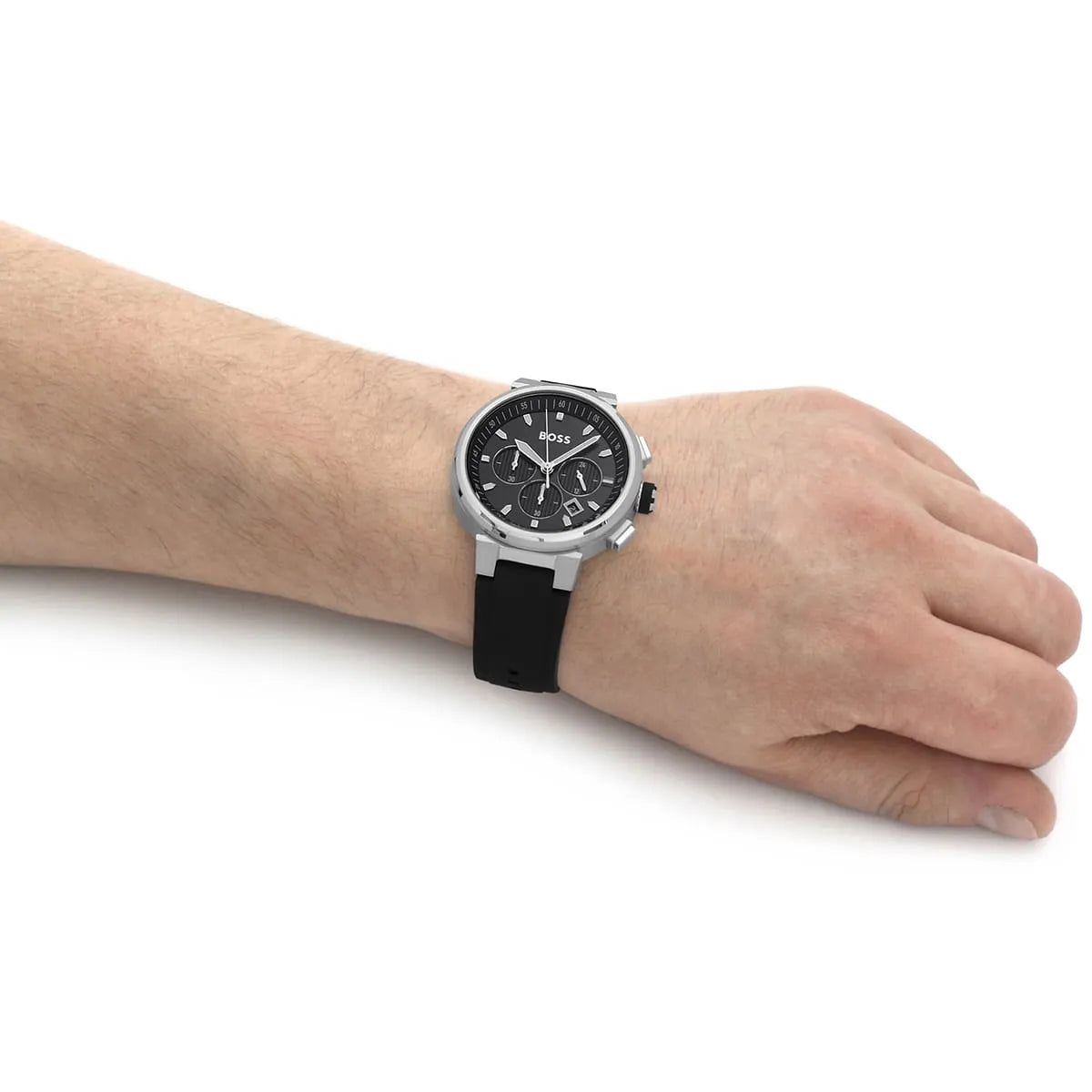 Hugo Boss One Chronograph Black Dial Men's Watch 1513997