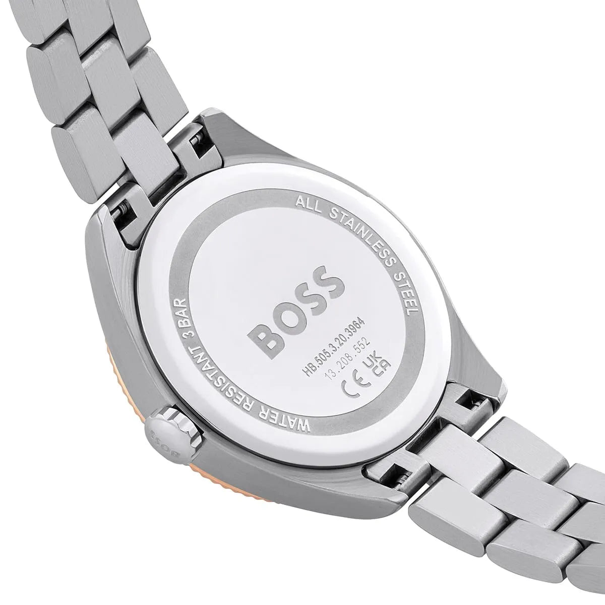 Hugo Boss Sage Rose Gold Tone Stainless Steel Quartz 32mm Ladies Watch 1502727