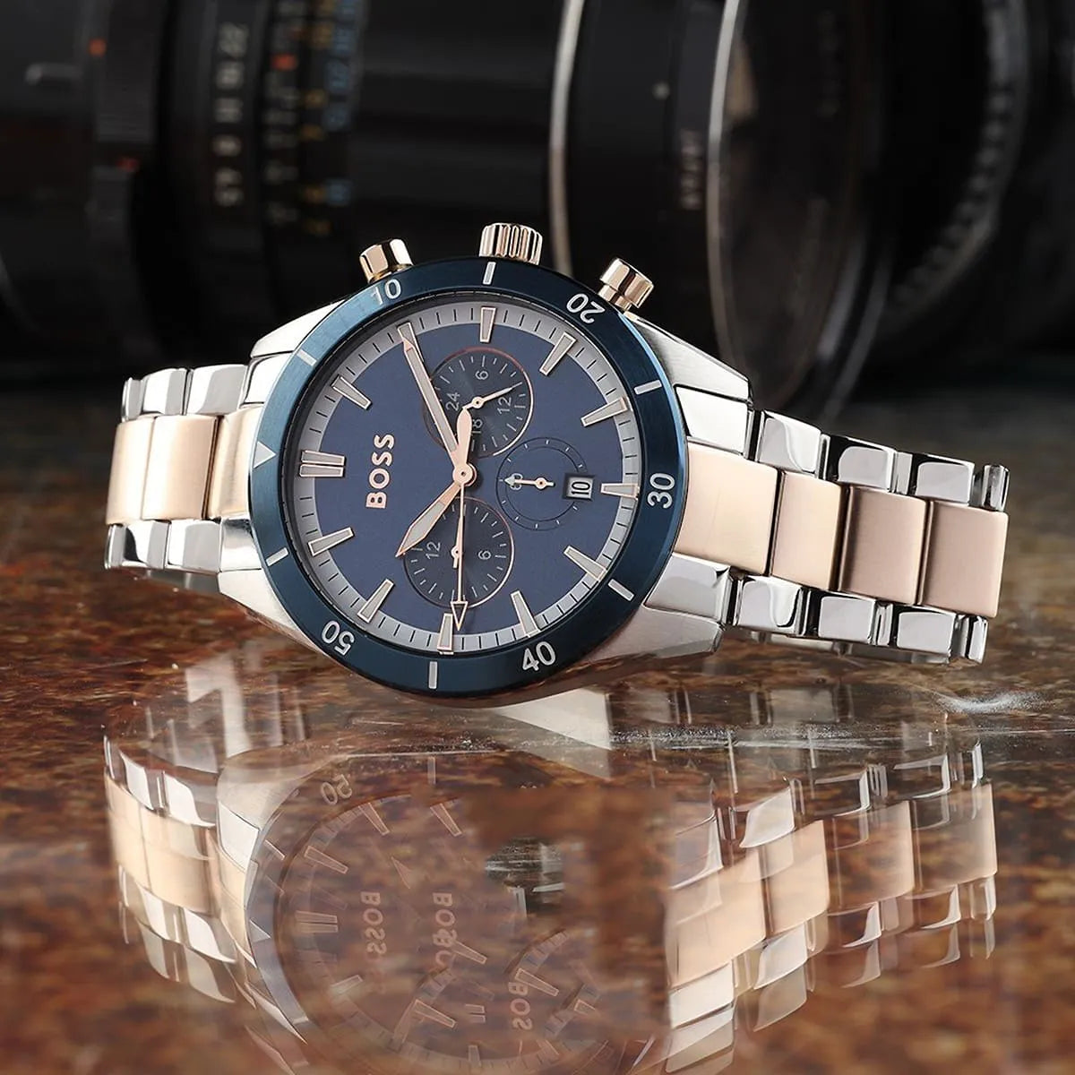 Hugo Boss Santiago Chronograph Men's Watch - 1513937