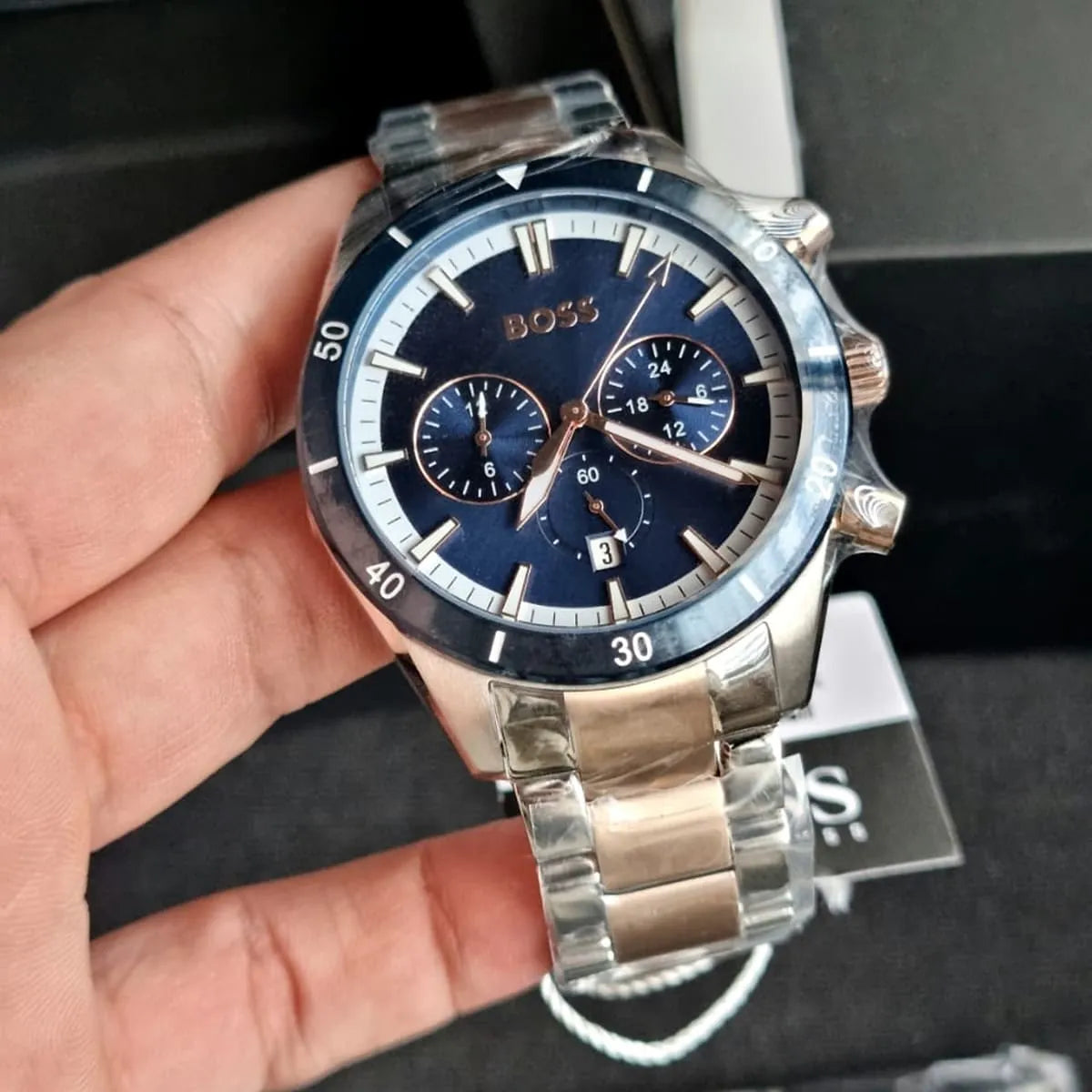 Hugo Boss Santiago Chronograph Men's Watch - 1513937