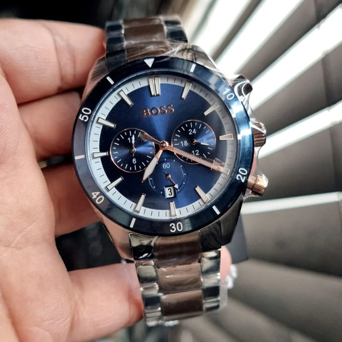 Hugo Boss Santiago Chronograph Men's Watch - 1513937