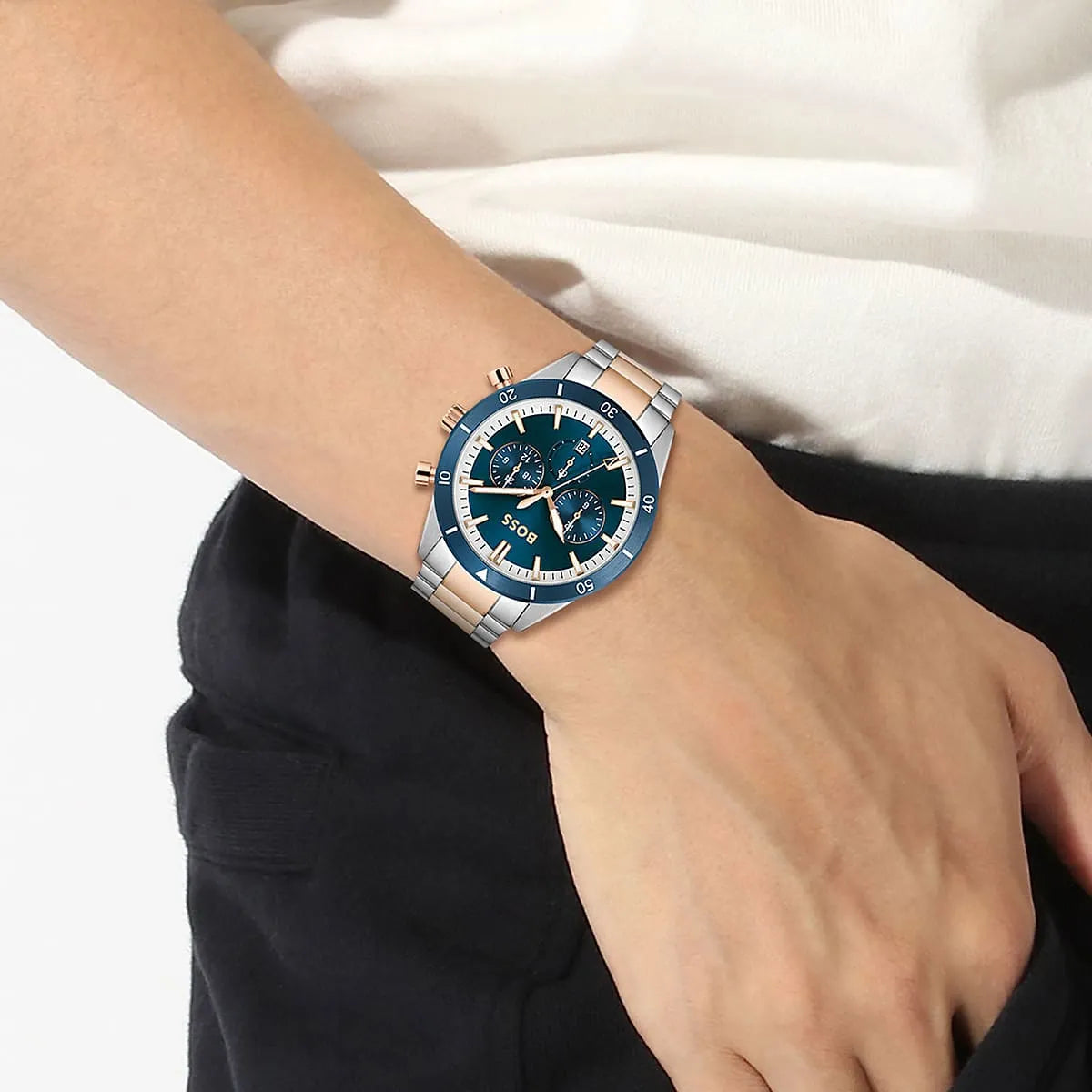 Hugo Boss Santiago Chronograph Men's Watch - 1513937