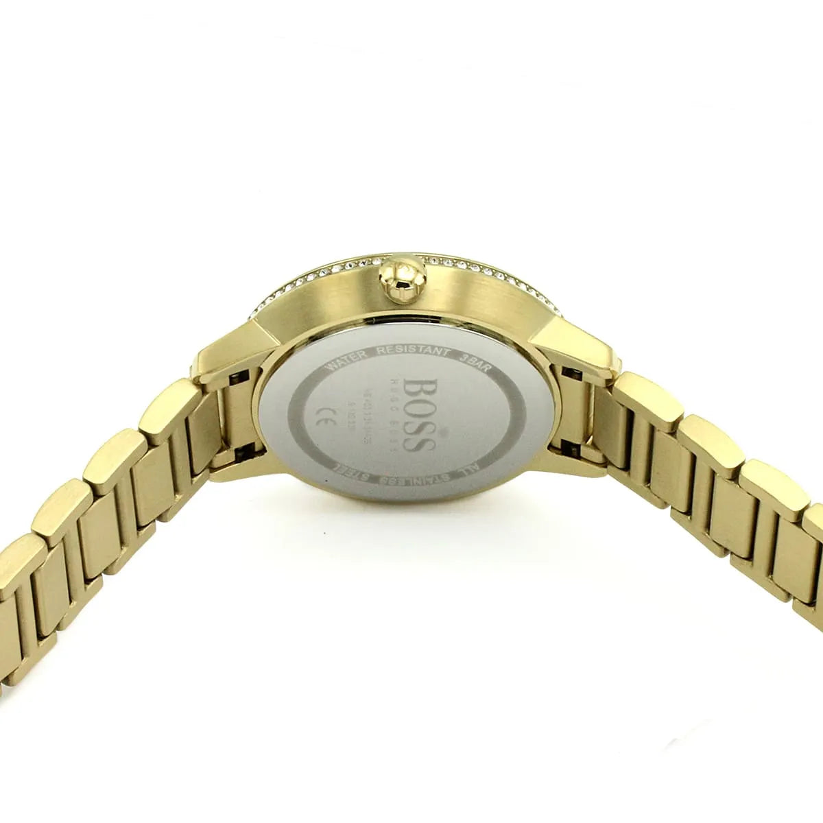 Hugo Boss Signature women's watch caseback with stainless steel cover