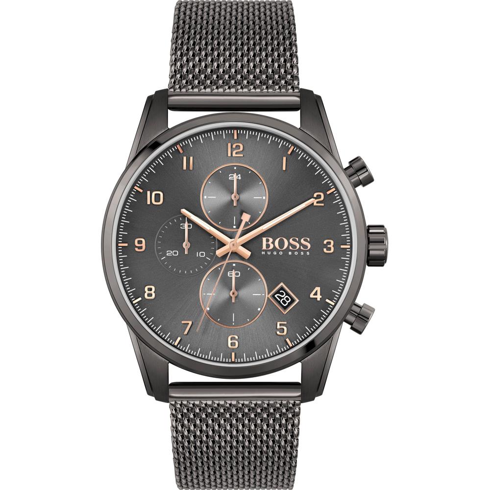 Hugo Boss Skymaster Grey Mesh Men's Watch 1513837