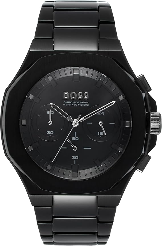 Hugo Boss Taper Chronograph Black Dial Men's Watch - 1514088