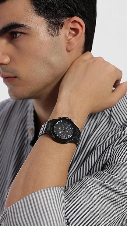 Hugo Boss Taper Chronograph Black Dial Men's Watch - 1514088