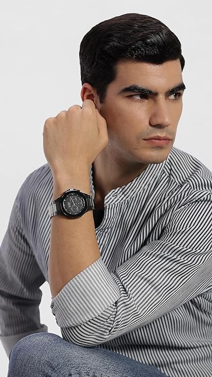 Hugo Boss Taper Chronograph Black Dial Men's Watch - 1514088