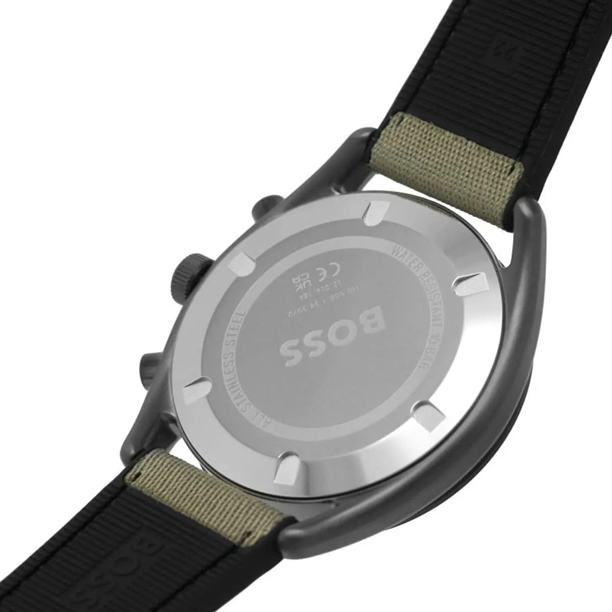 Hugo Boss TOP OLIVE GREEN DIAL SILICONE STRAP MEN'S WATCH 1514092