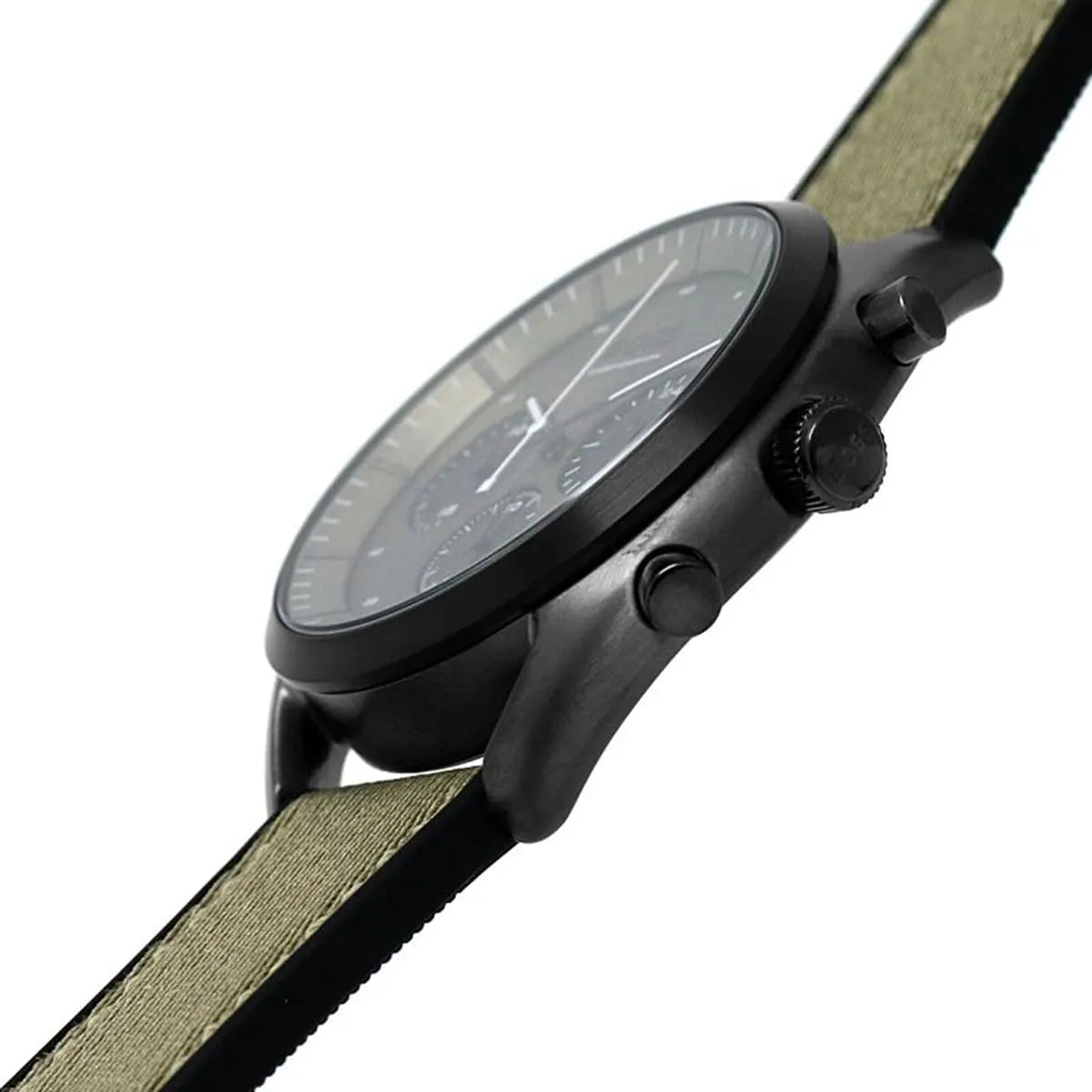 Hugo Boss TOP OLIVE GREEN DIAL SILICONE STRAP MEN'S WATCH 1514092