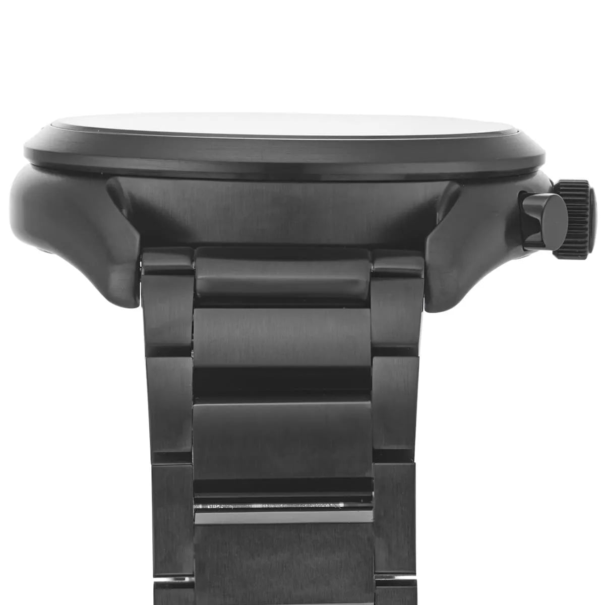 Hugo Boss Top chronograph watch overhead angled view of dial and case