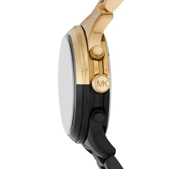 Michael Kors Runway Gold & Black Tone Watch MK7328