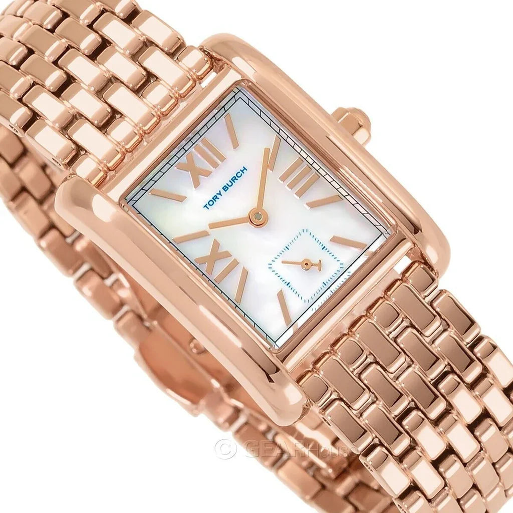 Tory Burch Eleanor Rose Gold MOP Dial Ladies Watch TBW1079