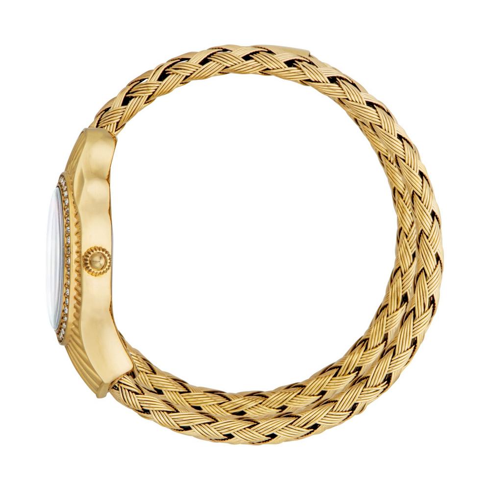Just Cavalli Signature Snake Twined Quartz Stainless Steel Women's Watch - JC1L305M0025