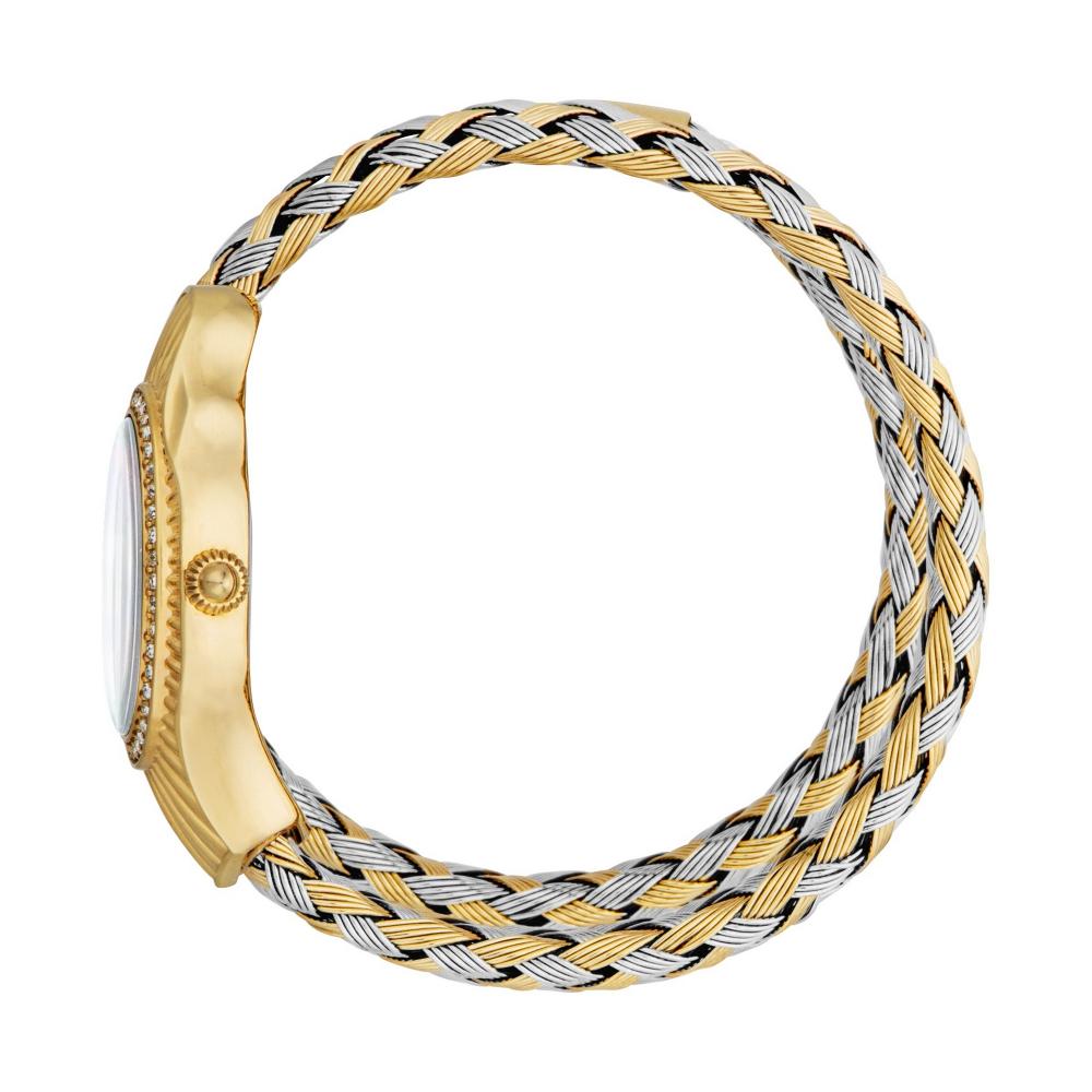 Just Cavalli Signature Snake Twined Lady Quartz Stainless Steel Watch - JC1L305M0055