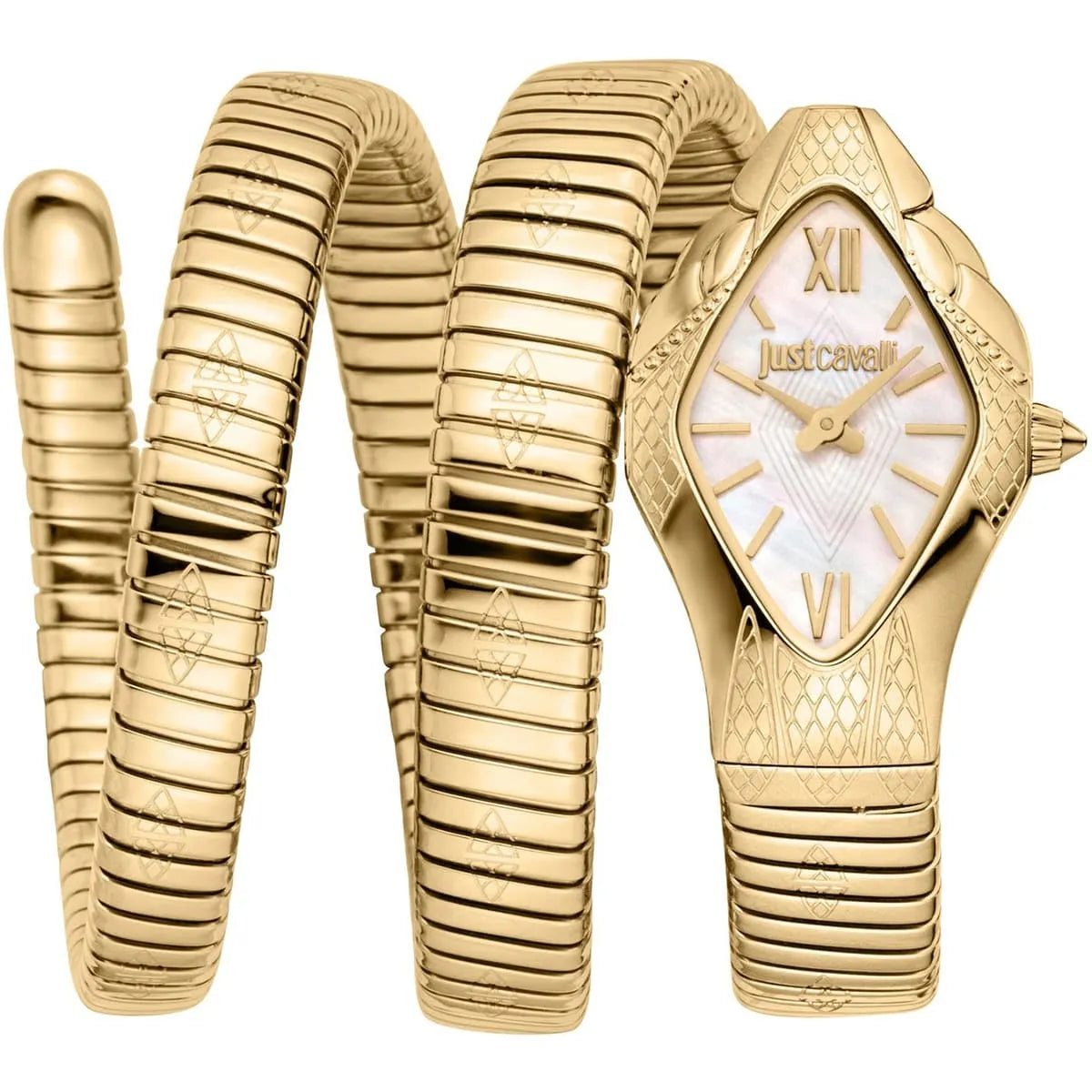 Just Cavalli Cristallo Mother of Pearl Dial Analog Women's Watch - JC1L307M0025