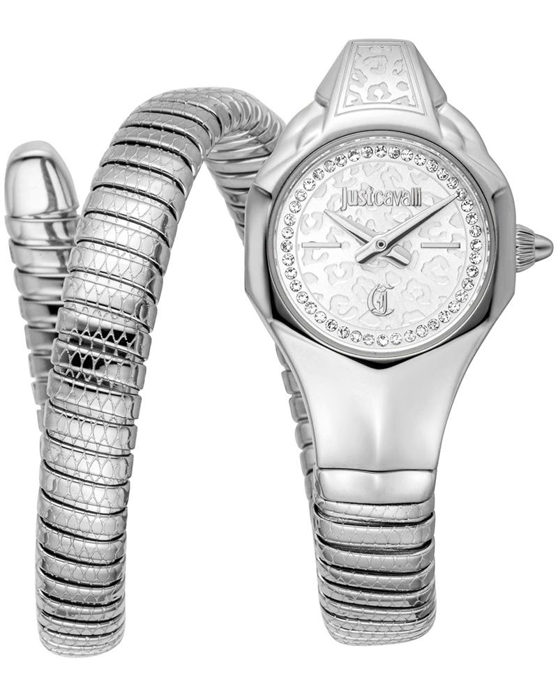 Just Cavalli Fiore Silver Dial Analogue Women Watch - JC1L354M0015