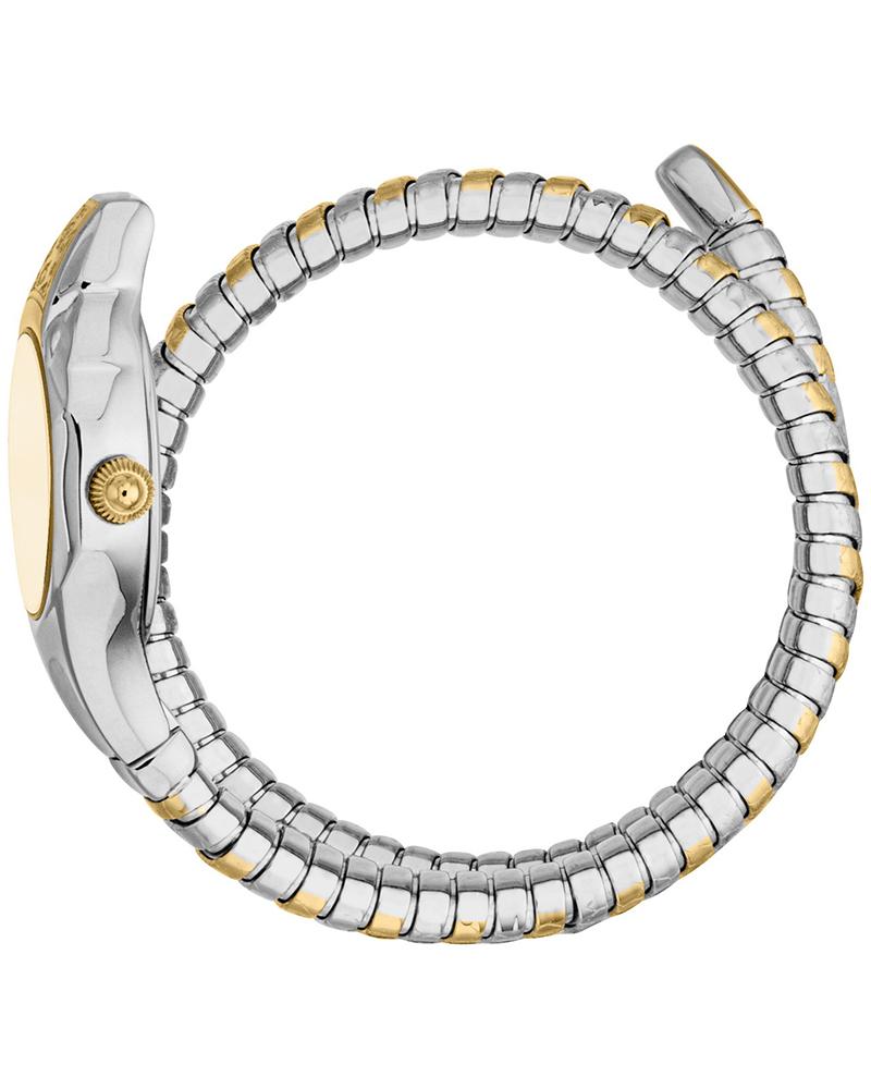 Just Cavalli Signature Snake Fiore Lady Quartz Stainless Steel Watch - JC1L354M0055