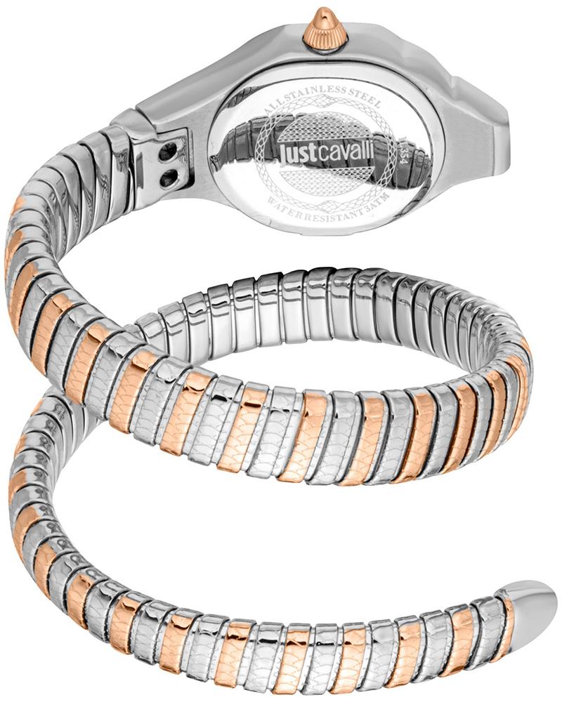 Just Cavalli Fiore Rose Gold Dial Stainless Steel Analogue Women Watch - JC1L354M0065