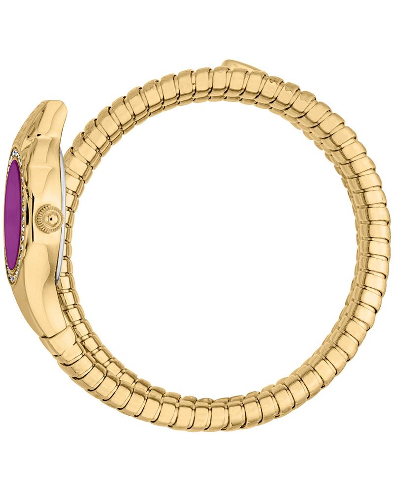 Just Cavalli Vita Purple Dial Stainless Steel Analogue Women Watch - JC1L355M0035