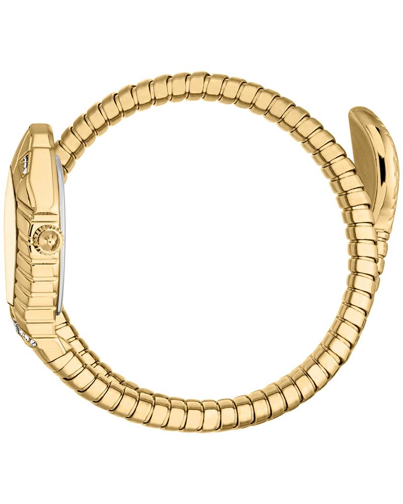 Just Cavalli Signature Snake Speranza Yellow Gold Champagne Watch - JC1L356M0025
