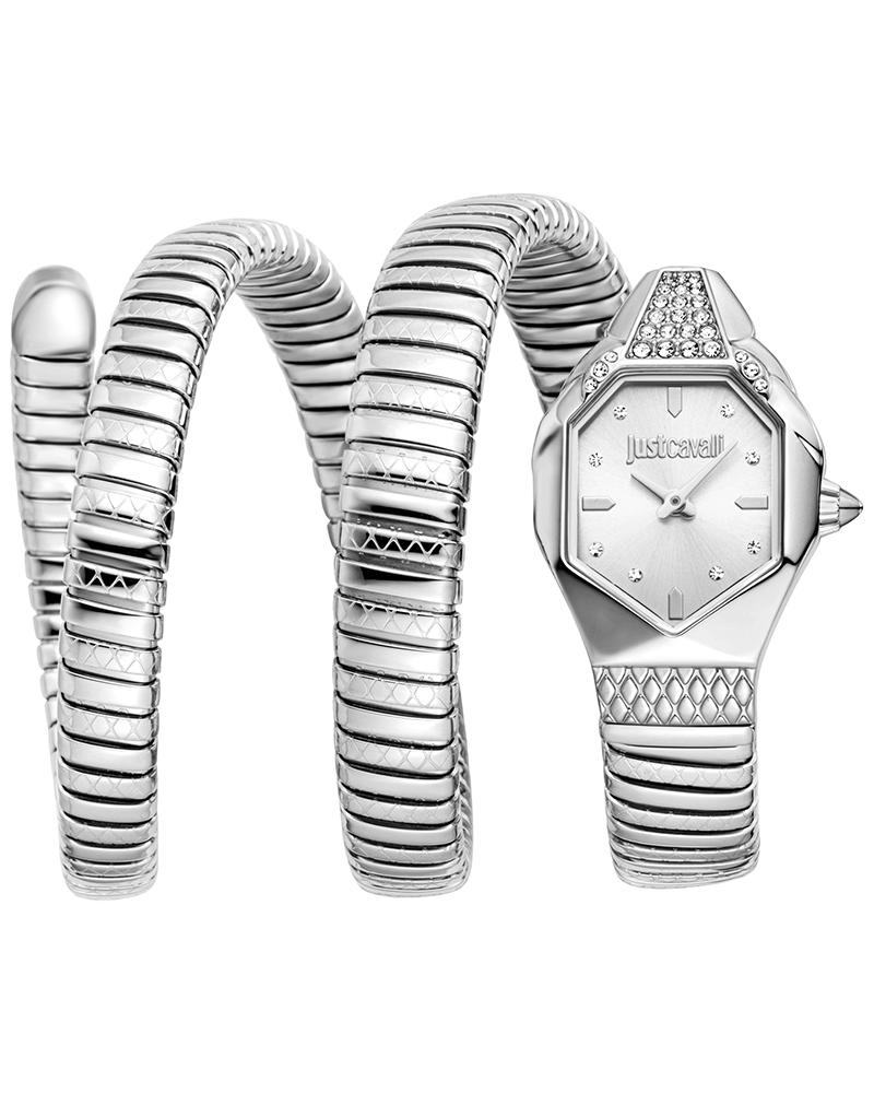 Just Cavalli Signature Snake Ambra Silver - JC1L370M0015