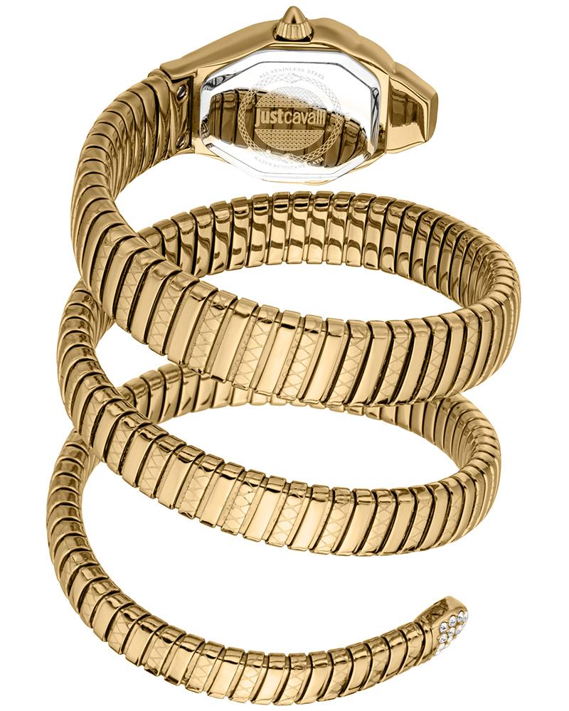 JUST CAVALLI Ambra Yellow Gold Green Women's Watch - JC1L370M0035