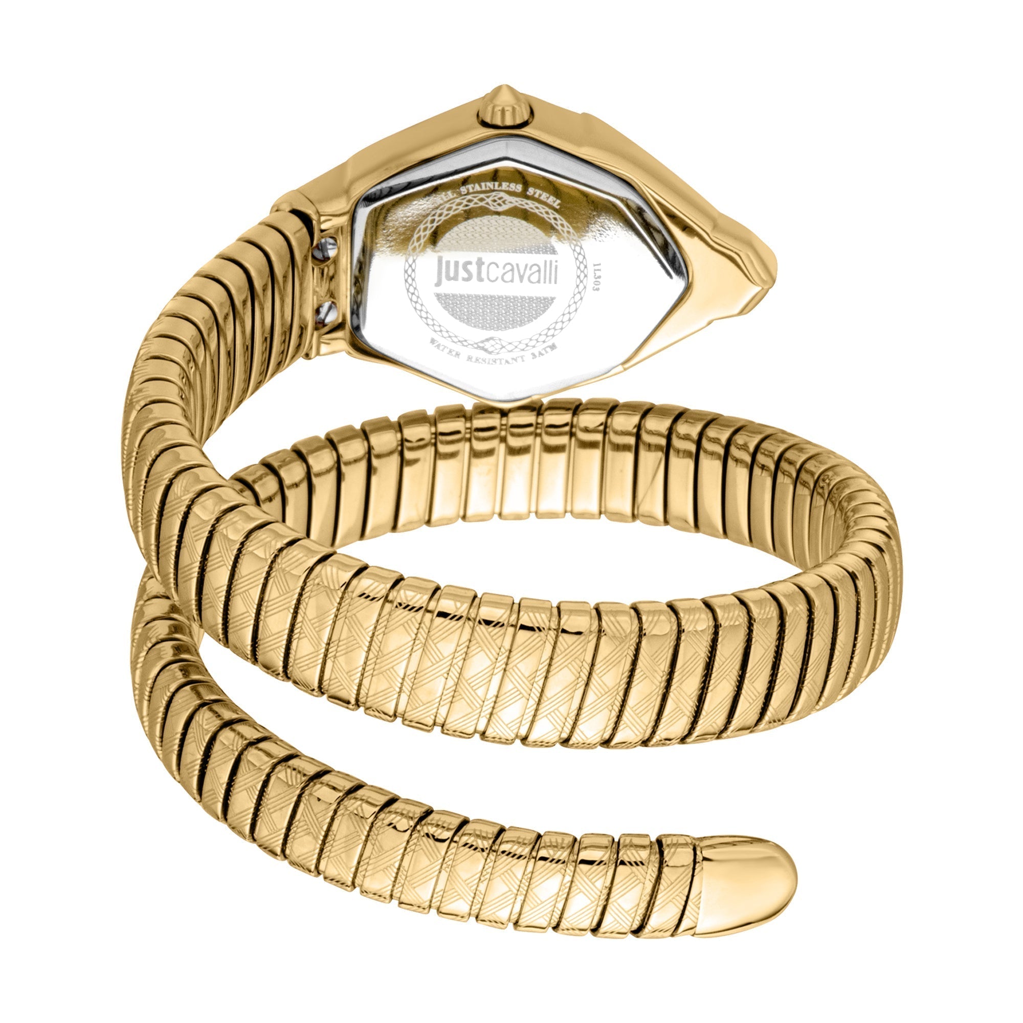 Just Cavalli Ornato Snake Gold Women's Watch - JC1L303M0035