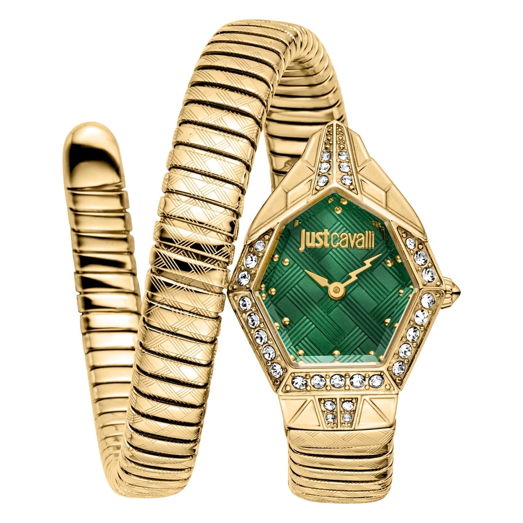 Just Cavalli Ornato Snake Gold Women's Watch - JC1L303M0035