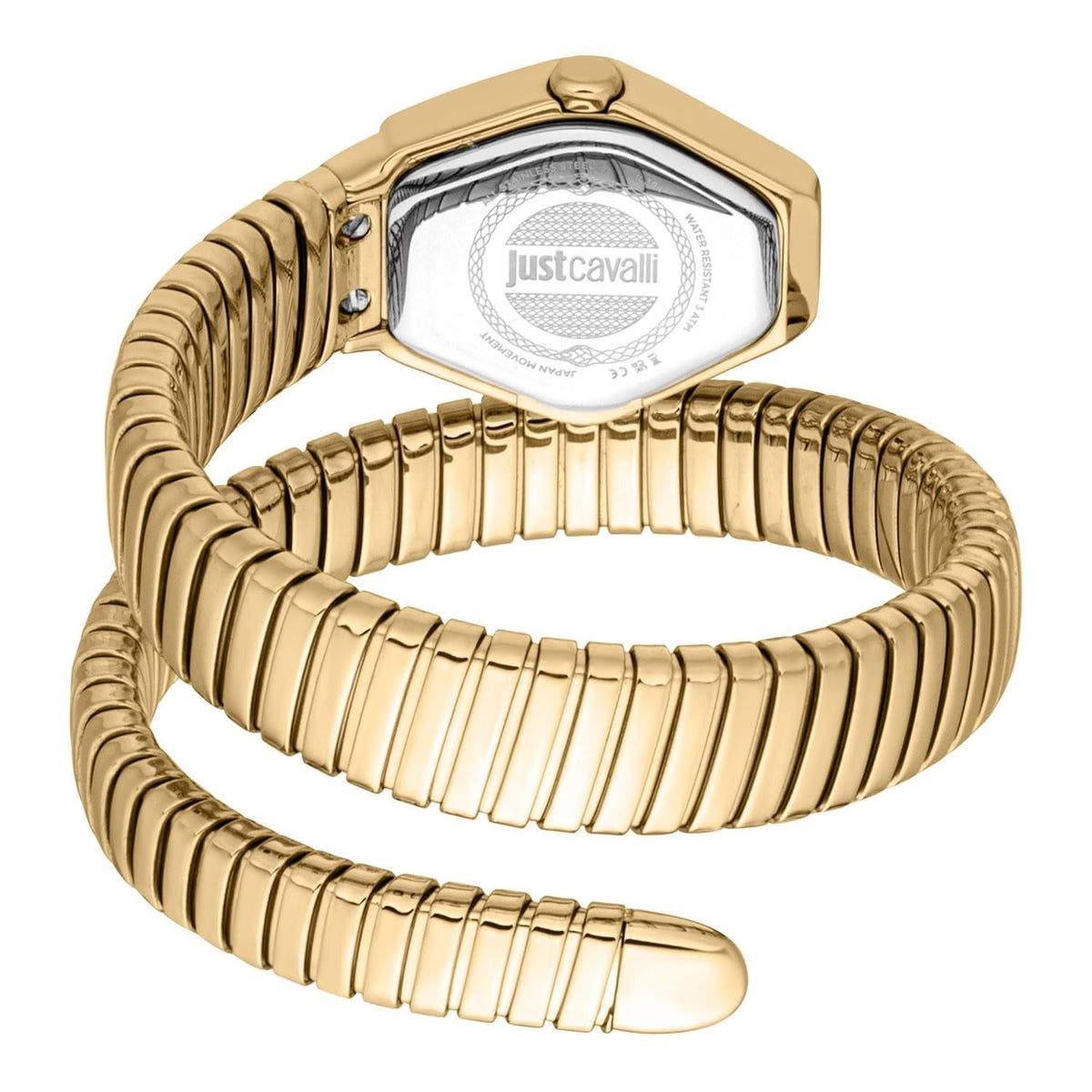 Just Cavalli Signature Snake Splora Yellow Gold Champagne - JC1L394M0025